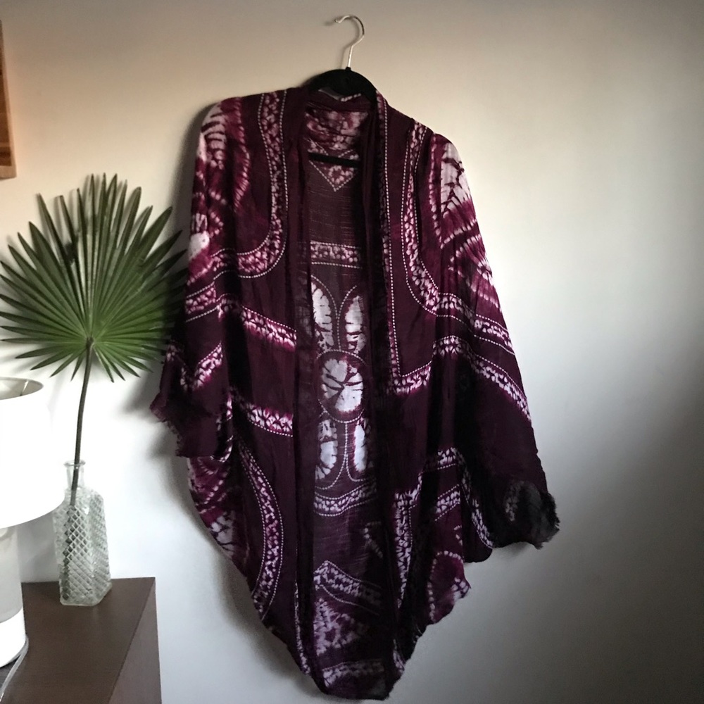 Tie dye cover up